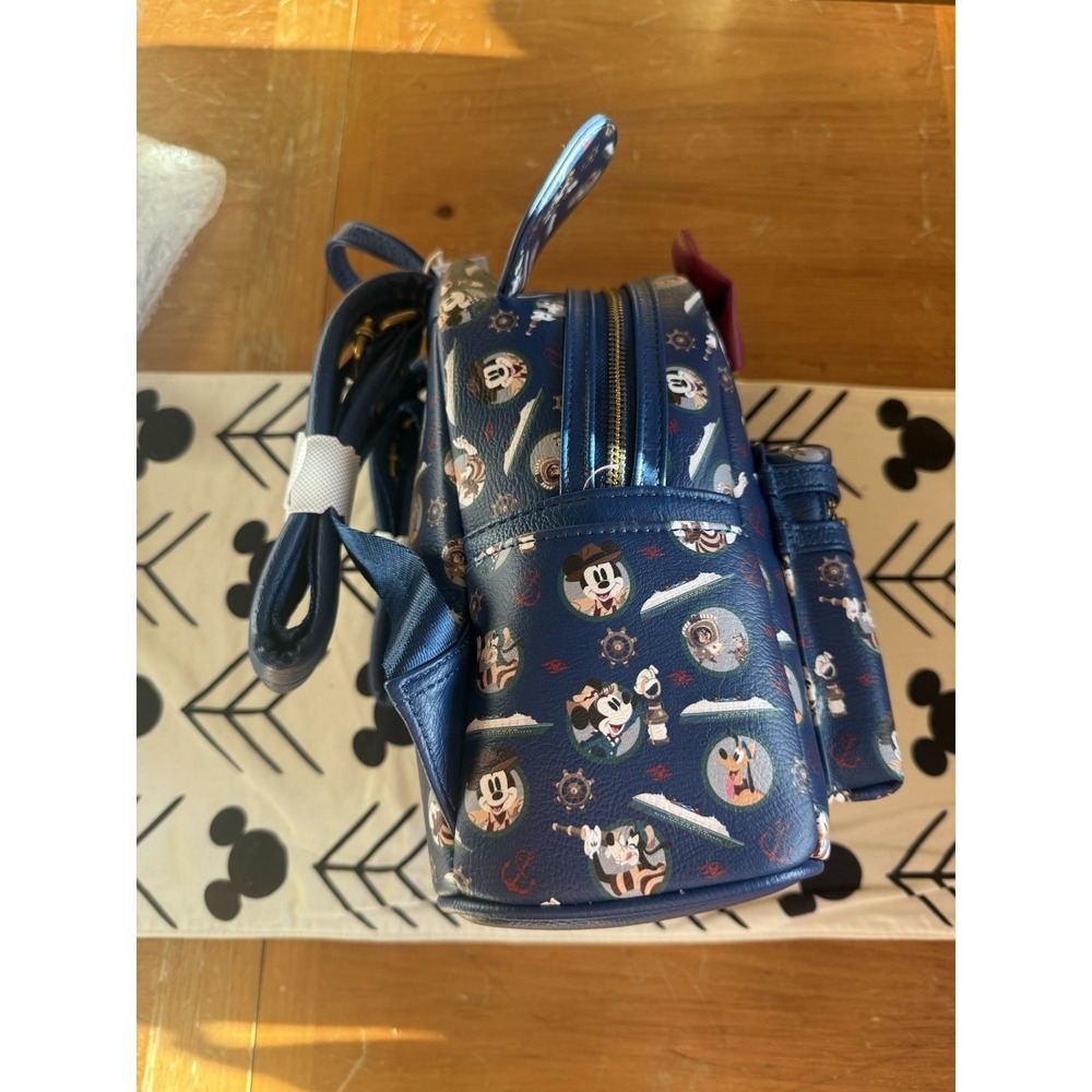 Disney Cruise Line Treasure Adventure DCL Mickey Loungefly Backpack Bag New Tag - Picture 4 of 4